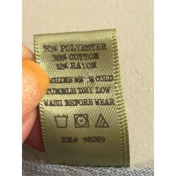 Pure Barre Heather Blue Tank Top sz M super soft athletic workout yoga Pilates - Picture 4 of 7